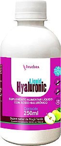 Liquid Hyaluronic Maçã Verde Ácido Hialurônico Invebra 250ml