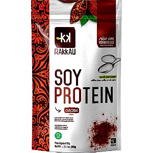 Soy Protein Cacau Rakkau 600g - Vegano - Proteína De Soja