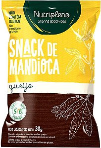 Snack de Mandioca Queijo Sem Glúten Nutripleno 30g