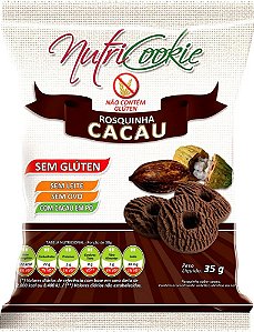 Rosquinha Cacau Sem Glúten Nutripleno 35g