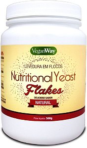 Nutritional Yeast Em Flocos (Levedura Nutricional) Sabor Natural VeganWay 500g