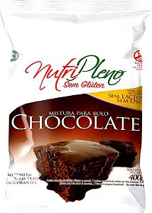 Mistura P/ Bolo Chocolate Sem Glúten Nutripleno 400g