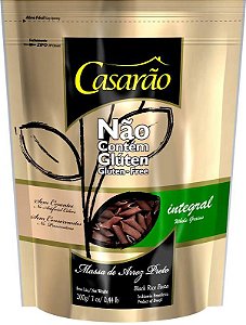 Massa de Arroz Integral Penne Casarão 200g (Macarrão Vegano)