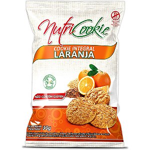 Cookie Integral Laranja Sem Glúten Nutripleno 30g - Vegano