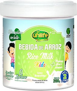 Bebida de Arroz em Pó Kids Unilife 200g - Vegano