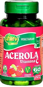 Acerola Unilife 60 cápsulas de 500mg