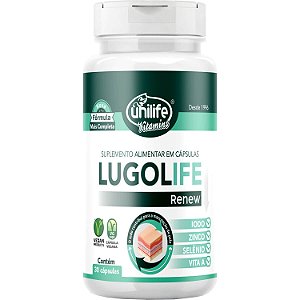 Iodo Lugolife Renew Unilife 30 Cápsulas