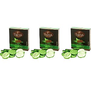 Kit 3 Moedas de Chocolate Sabor Menta Tnuva 50g - Vegano