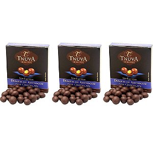 Kit 3 Drágeas de Amendoim com Chocolate Tnuva 50g - Vegano