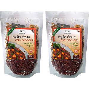 Kit 2 Feijão Azuki C/ Abóbora Tui Alimentos 190g - Vegano