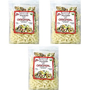 Kit 3 Macarrão de Arroz Sabor Oriental Tui Alimentos 180g