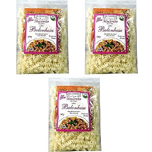 Kit 3 Macarrão de Arroz Sabor Bolonhesa Tui Alimentos 180g