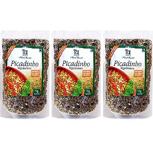 Kit 3 Picadinho Vegano Tui Alimentos 72g