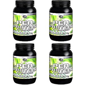 Kit 4 Pea Protein Proteína de Ervilha Natural Unilife 1kg