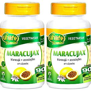 Kit 2 Maracujax Unilife 90 cápsulas - Vegano