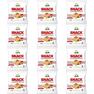 Kit 12 Snack Salgado Sem Glúten Quinoa Picante Vitalin 25g