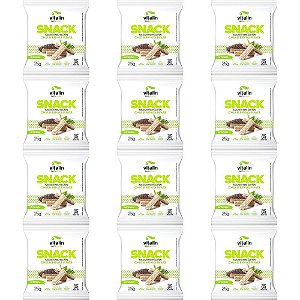 Kit 12 Snack Salgado Sem Glúten Chia Ervas Finas Vitalin 25g