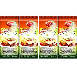 Kit 4 Filé Vegetal Carne Branca Sora 125g - Vegano