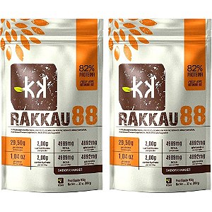 Kit 2 Rakkau 88 Cookies Rakkau 907g Vegano - Proteína Arroz