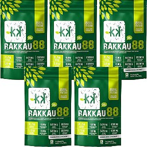 Kit 5 Rakkau 88 Coco Rakkau 907g Vegano - Proteína de Arroz