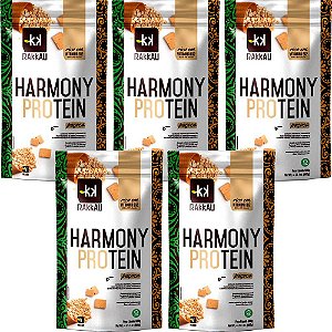 Kit 5 Harmony Protein Paçoca Rakkau 600g - Vegano - Proteína