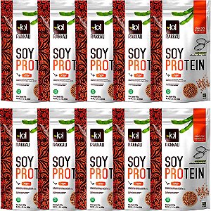 Kit 10 Soy Protein Natural Rakkau 600g - Vegano - Proteína