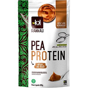 Pea Protein Doce Leite Vegano  Rakkau 600g Proteína Ervilha