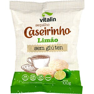 Sequilho Caseirinho Limão Sem Glúten Vegano Vitalin 100g