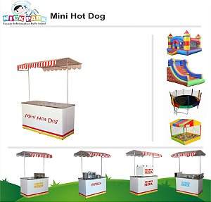 Locação de barraquinha Mini Hot Dog 200 Unidades 4h - Atenção  Agende antes de Alugar