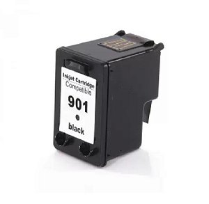 Cartucho de Tinta Compatível 901XL 901 CC654AL CC654AB CC653AB Preto J4660 12ml