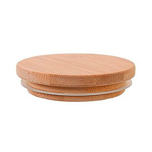 Tampa de Bambu para Caneca