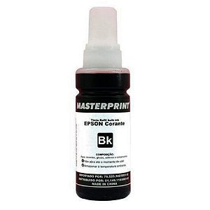 Refil de Tinta Compatível com Epson 664 Preto 100ml C/Caixa Masterprint