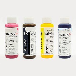 KIT Refil Tinta Sublimática para Epson Mizink 100ml