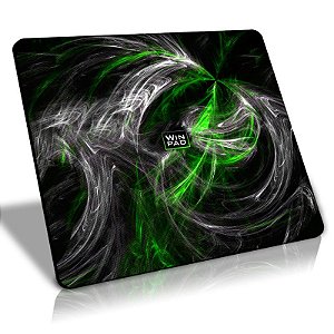 Mousepad Gamer WinPad AURA Green Grande Control (45cm x 40cm x 0,3cm)