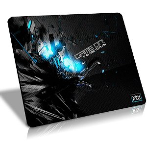 Mousepad Gamer Winpad GameON! Blue Grande Control  (45cm x 40cm x 0,3cm)