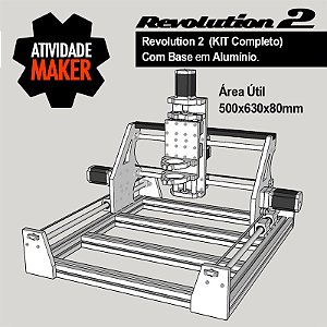 Revolution 2 - Kit Completo com BASE em Alumínio - Grande
