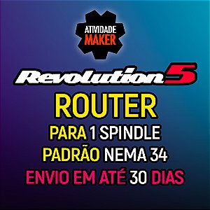 REVOLUTION 5 - KIT AÇO - NEMA34 - 1 SPINDLE