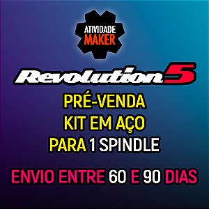 REVOLUTION 5 - KIT AÇO - SERVO MOTOR 1000W - 1 SPINDLE