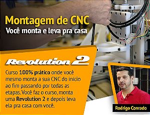 Montagem de CNC Router Revolution 2 em Limeira/SP
