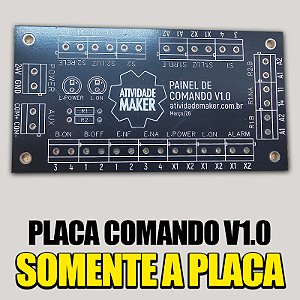 PLACA COMANDO V1.0 - SOMENTE PLACA