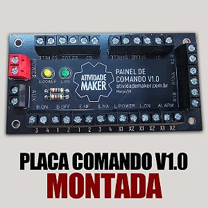PLACA COMANDO V1.0 - MONTADA