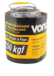 Arame Farpado 250kgf 100 Metros - Vonder - 31.74.250.100