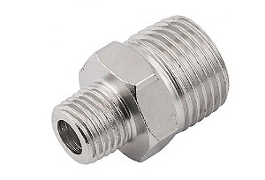 Adaptador (Niple) Macho 1/2" Npt X Macho 1/4" Npt