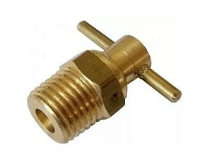 Dreno Para Compressor De Ar, Purgador Rosca 1/4"