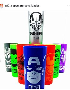 160 Copos Longdrink 320ml Personalizados frente e verso