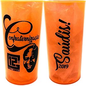 220 Copos Longdrink 320ml Personalizados frente e verso