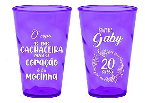 130 Copos Caldereta Twister 500ml Personalizados Frent/verso