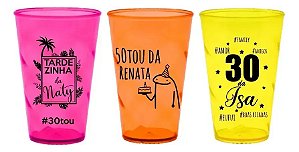 180 Copos Caldereta Twister 500ml Personalizados Frent/verso