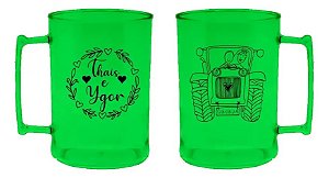 Kit 70 Canecas Chopp Personalizada Acrílica 430ml Fren/ver