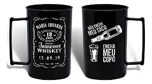 Kit 50 Canecas Chopp Personalizada Acrílica 430ml Fren/ver
